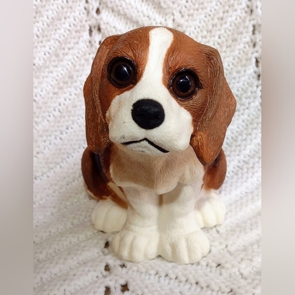 Plastic Beagle Figuine  Model #4121 1994 VINTAGE Art Line Inc. Blowmold 5.5" - Picture 1 of 8